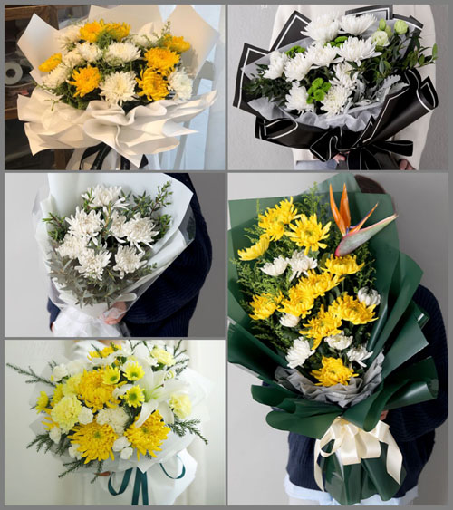 湖北随州市曾都区府河镇白事花束代送